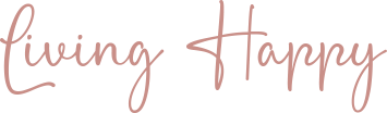 Live a Happy Life Living Happy Logo